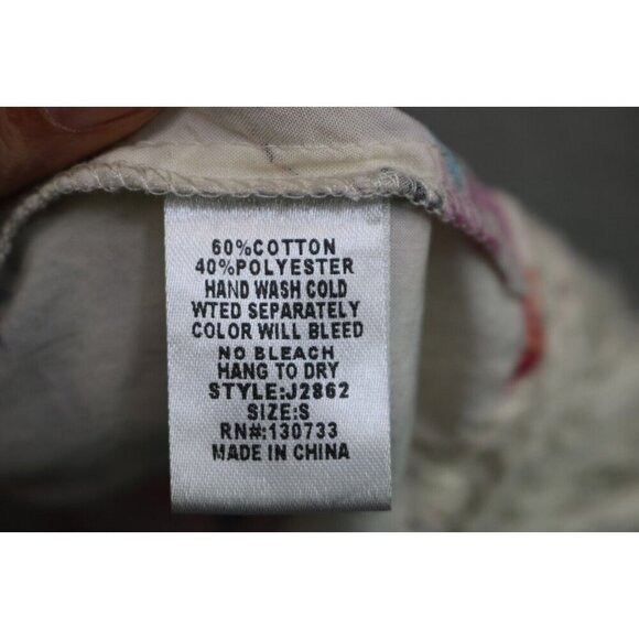 Umgee Floral Overlay Open Front-Size Small-Fringed-BOHO-Oversized - Picture 7 of 9